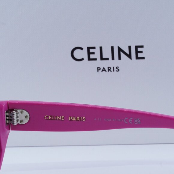 FINAL PRICE NEW CELINE CL40195I 75C PINK SILVER SUNGLASSES - Picture 5 of 11